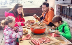 Feuerdesign Vesuvio Charcoal Grill / Table Grill Rojo