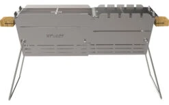 Parrilla De Carbón De Acero Inoxidable Extensible Knister Premium Con Pincho Incluido 10 Parrilla De Carbón De Acero Inoxidable Extensible Knister Premium Con Pincho Incluido -Camping Tienda 441681 3120950