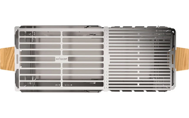 Parrilla De Carbón De Acero Inoxidable Extensible Knister Premium Con Pincho Incluido 5 Parrilla De Carbón De Acero Inoxidable Extensible Knister Premium Con Pincho Incluido - Image 5