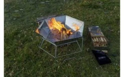 Parrilla Y Cuenco De Fuego Hexagonal Origin Outdoors 40 X 45 Cm -Camping Tienda 517713 3485089